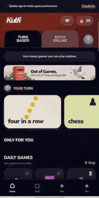 Create: filling the box with a letter, song, voice note, doodle, a memory